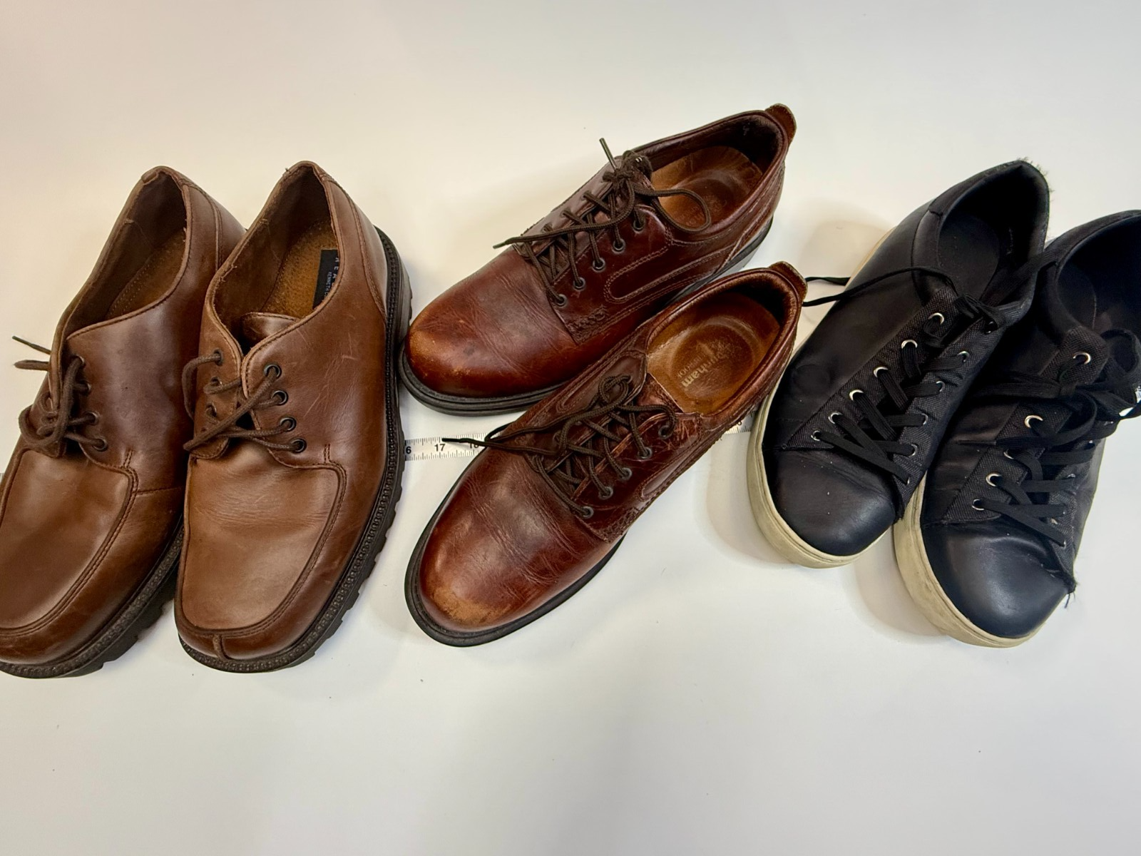 3 lot mens shoes - Armani Exchange AX , Kenneth Cole Reaction, Dunham  Size 11.5