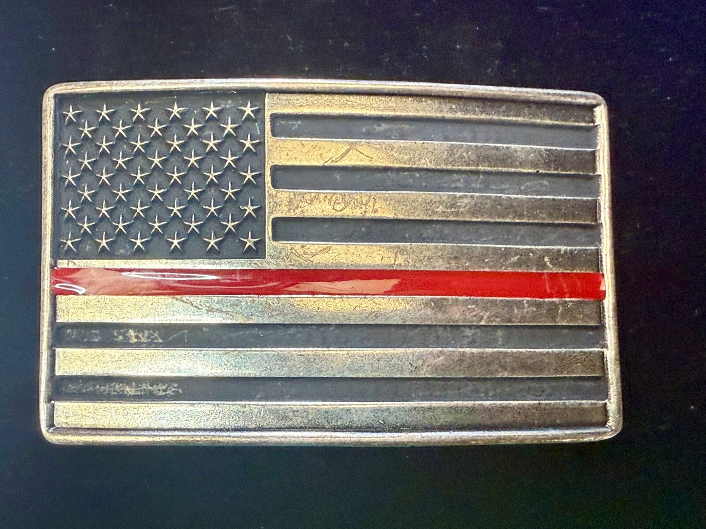 USA United States Flag American Pride Patriotic Montana Silversmiths Belt Buckle