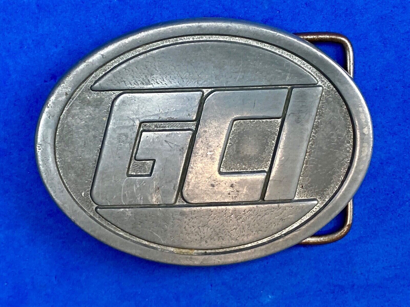 Vintage General Communication Inc.  GCI - promotional belt buckle 