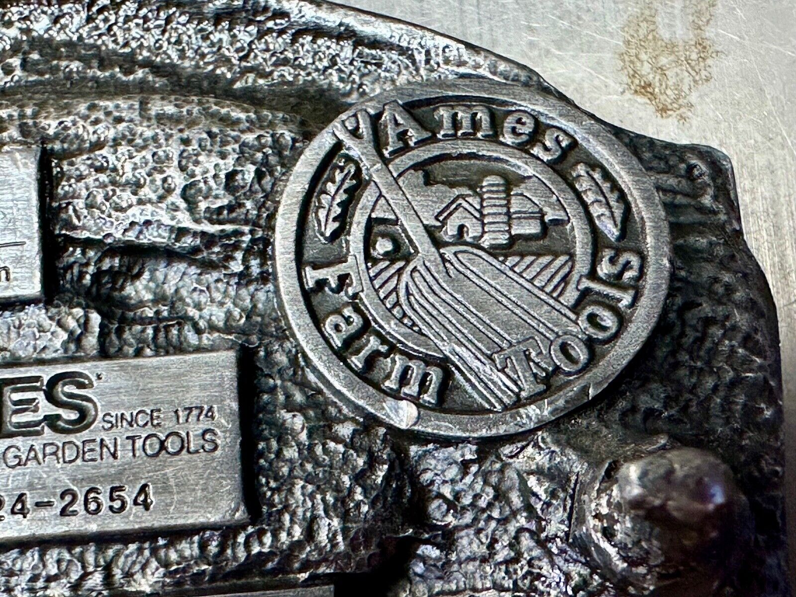 Ames Tools, helping America Grow 1989 Siskiyou Belt Buckle Lawn & garden supply