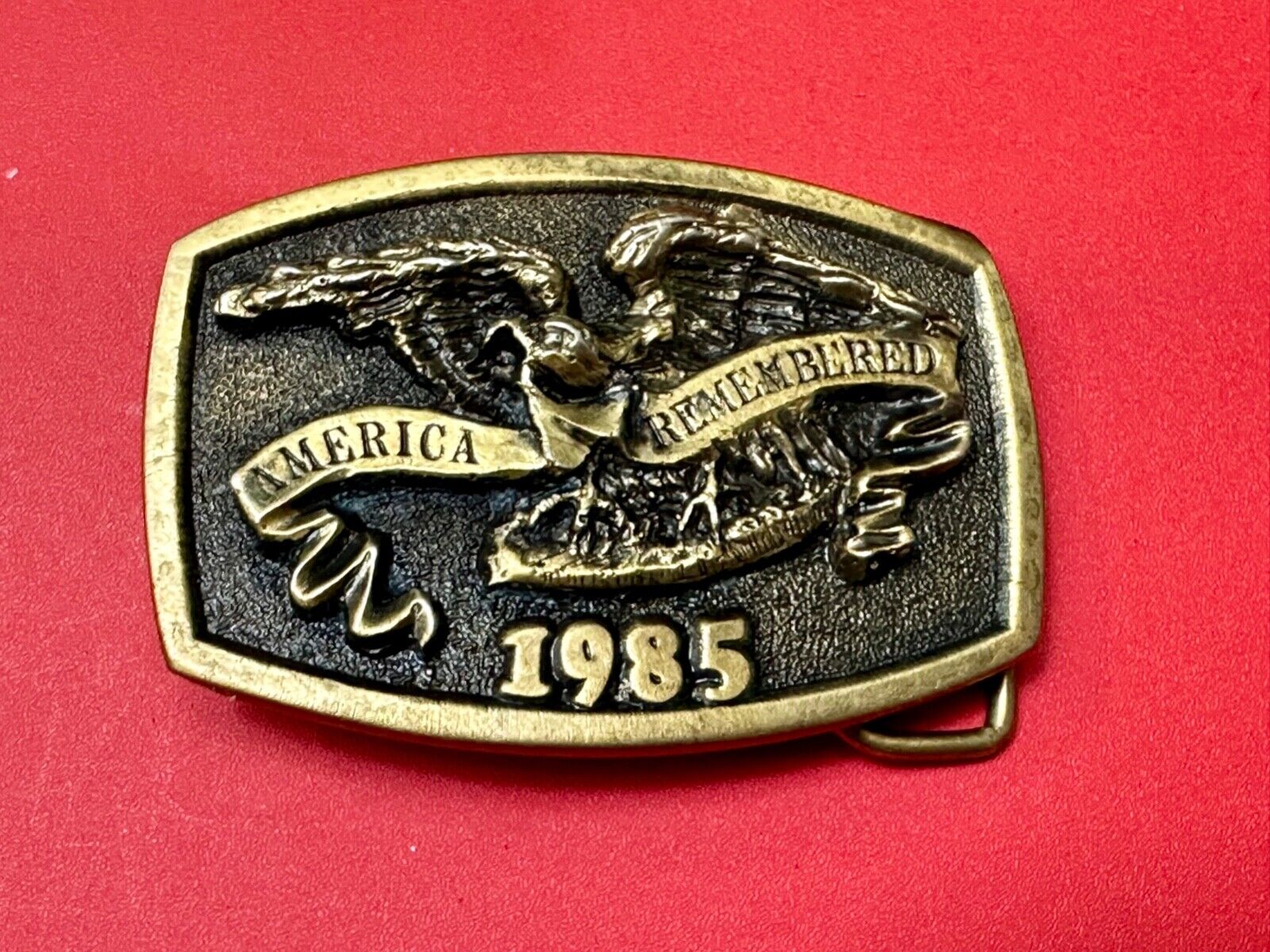 America Remembered - Park CITY  1985 belt buckle by Michael Ricker LIMITED NO 3