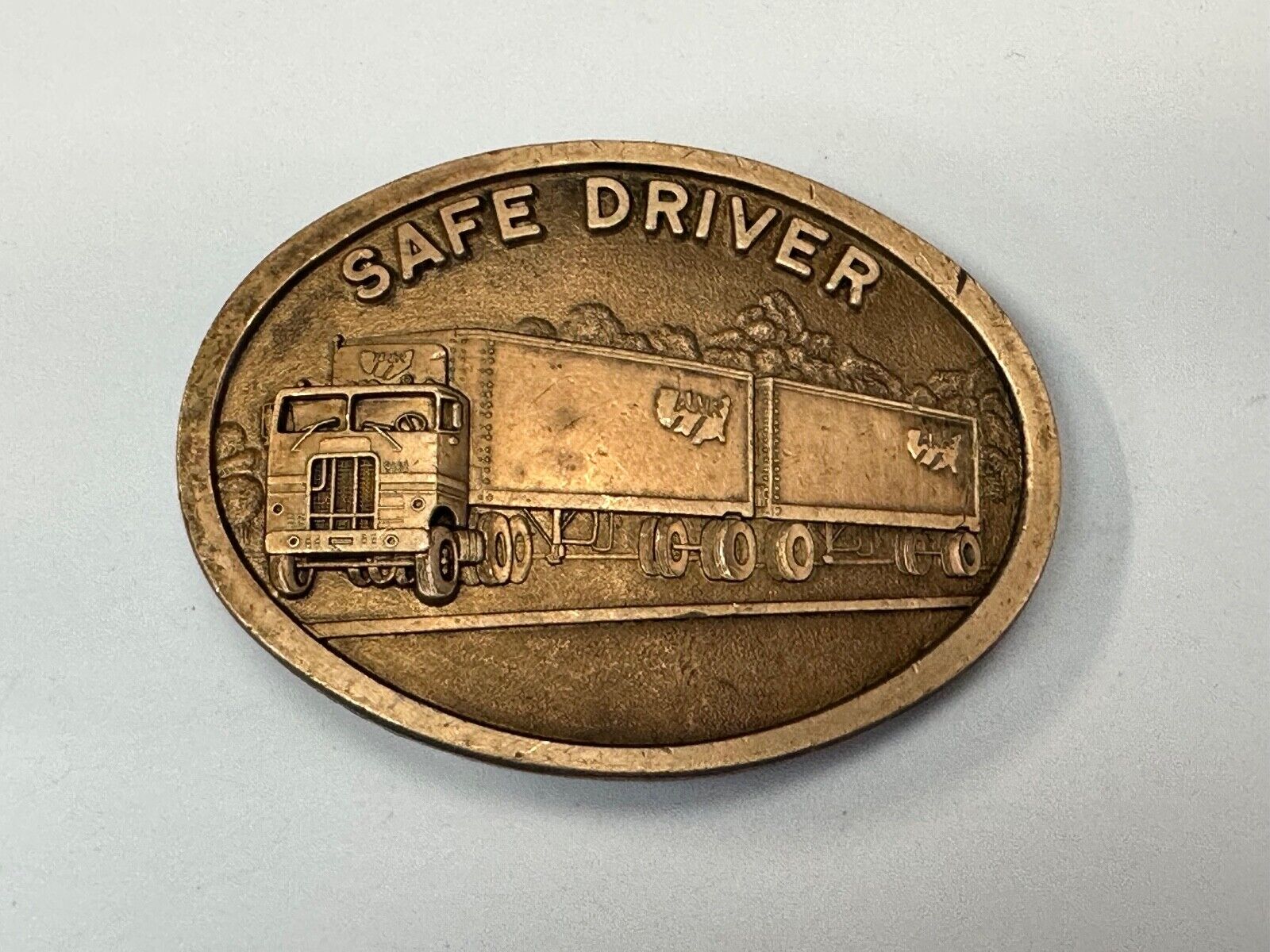 ANR Transportation Co v- Vintage Semi Drivers Safety Award belt buckle
