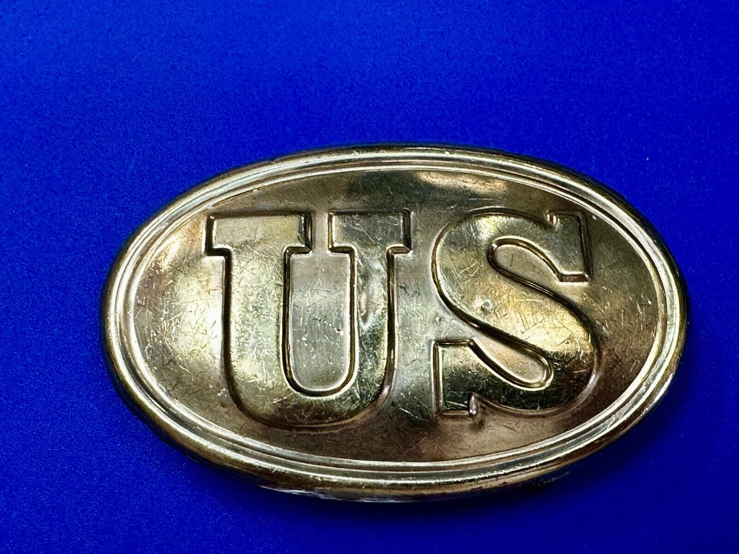 US Civil War Union Infantry Enlisted Soldier Replica Belt Buckle - see markings