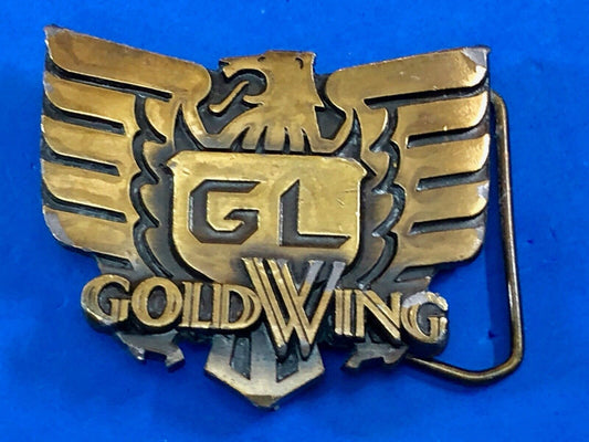 1987 Brookfield Collectors guild - Honda Gold Wing GW motorcycle belt buckle 