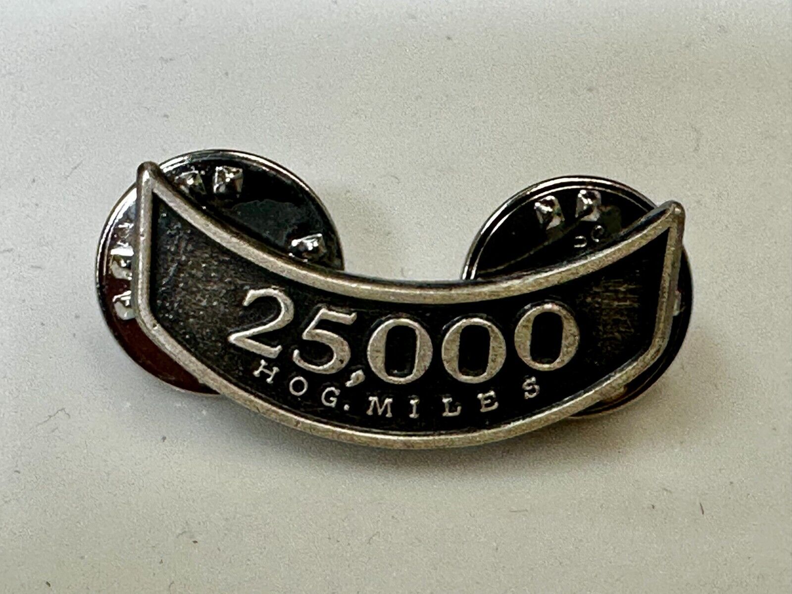 25,000 HOG Miles Award Harley Davidson Motorcycles Pin for Jacket or Vest