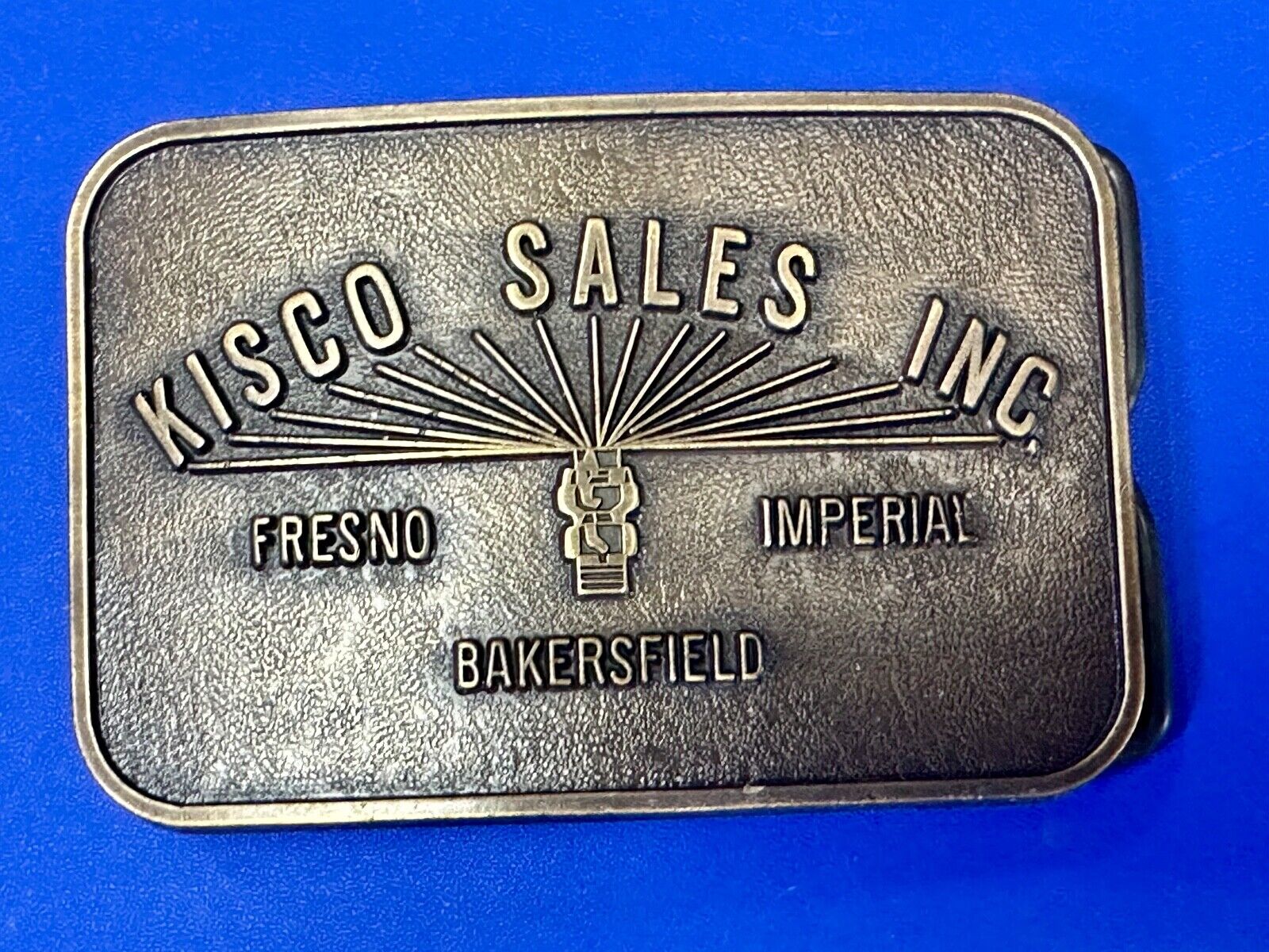 Cisco Sales Inc - California Co Fresno Bakersfield Imperial NOS Belt Buckle