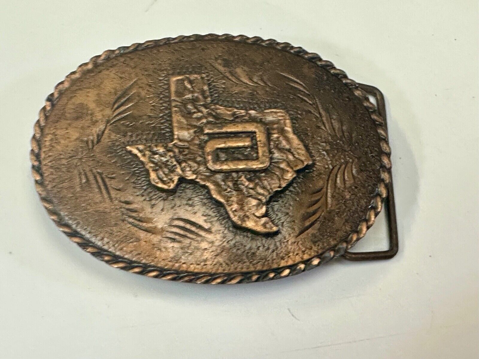 Abbott Laboratories Austin Texas Hospital Products Division 1980's belt buckle