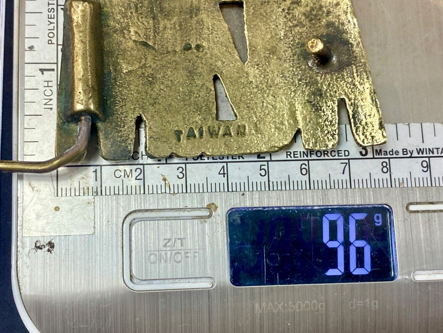 Arizona - The Great State or NAME solid brass Block Letter belt buckle