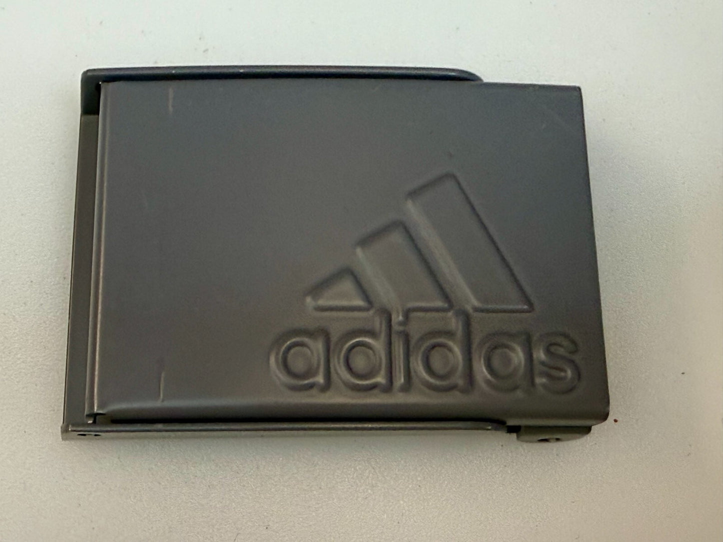 Adidas Logo Golf Reversible Web Gray Color Belt Buckle
