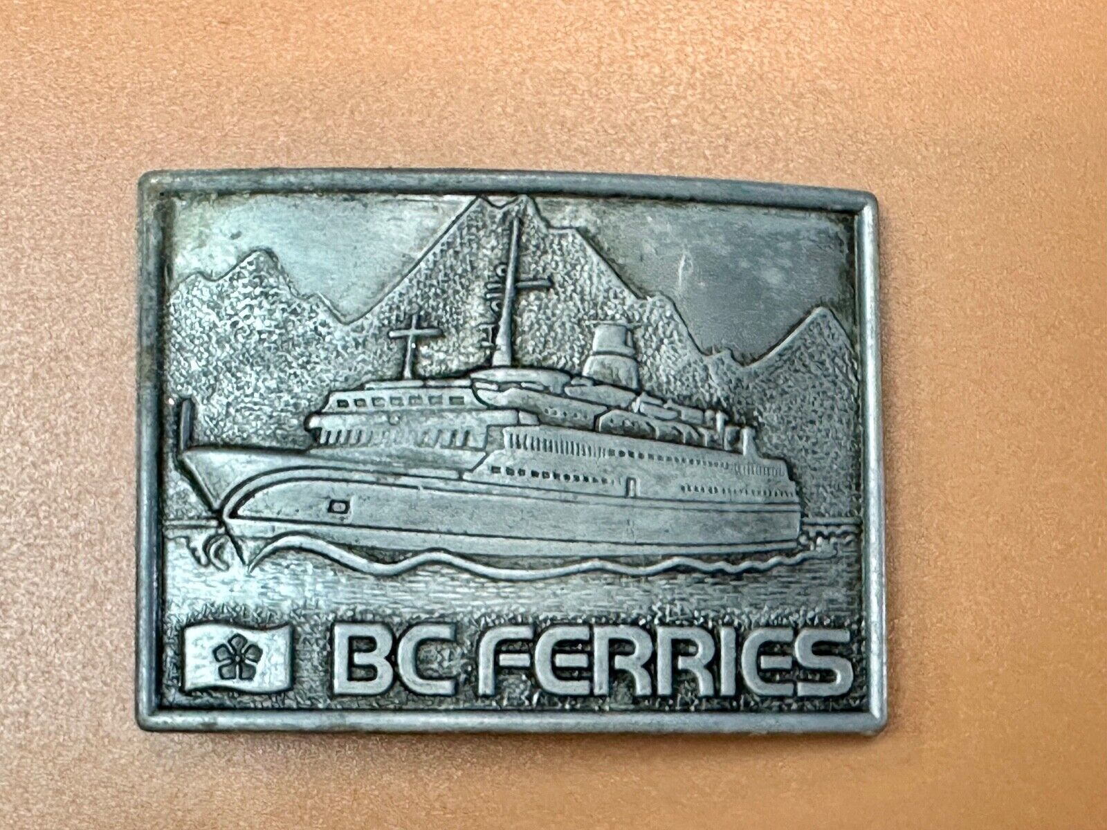 BC Ferries  Passenger Boat Ship Company vintage Century Canada belt buckle