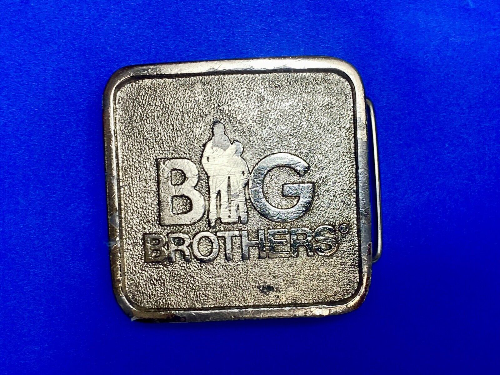 BIG BROTHERS COMMEMORATIVE BELT BUCKLE! VINTAGE! 1970s! WYOMING STUDIO ART WORKS