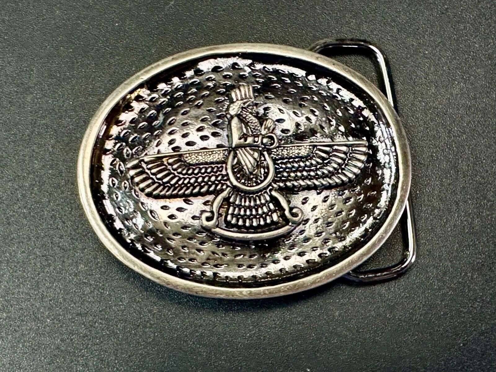 Unique King Thunderbird Wings? .  Unknown to me vintage belt buckle