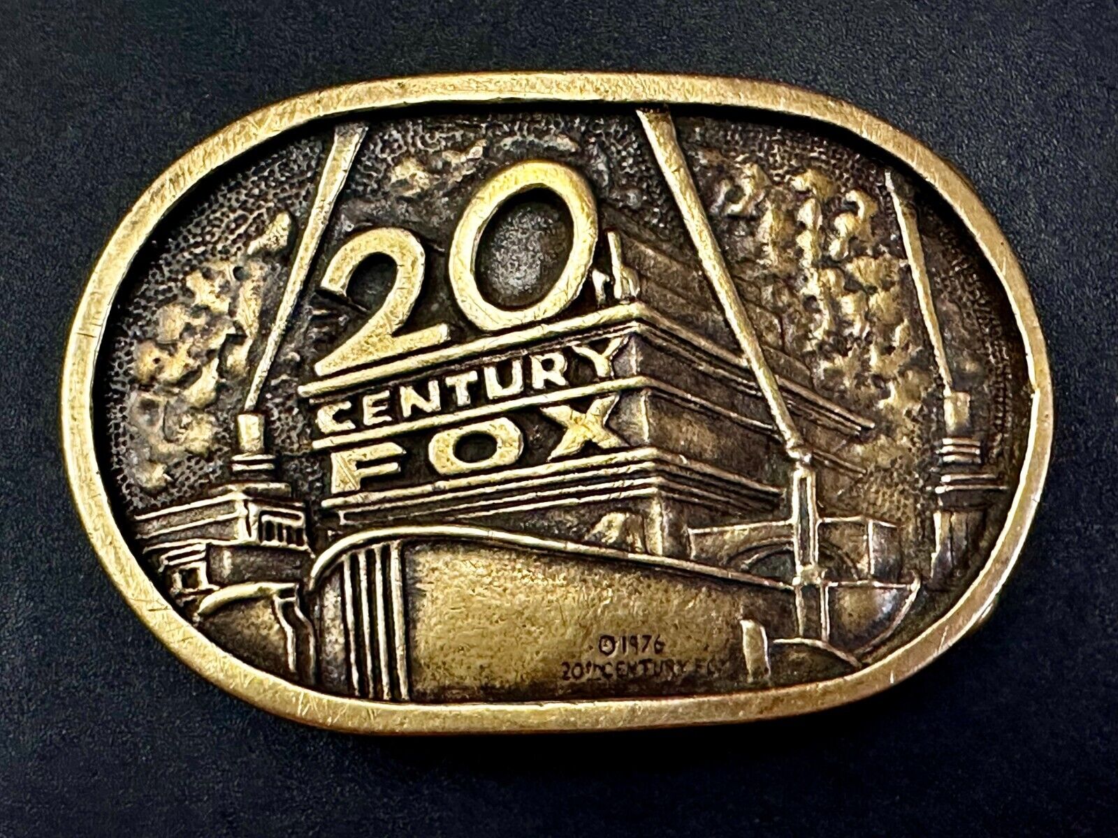 20th Century Fox Logo Movie Studio Music Entertainment Co BTS Brass Belt Buckle