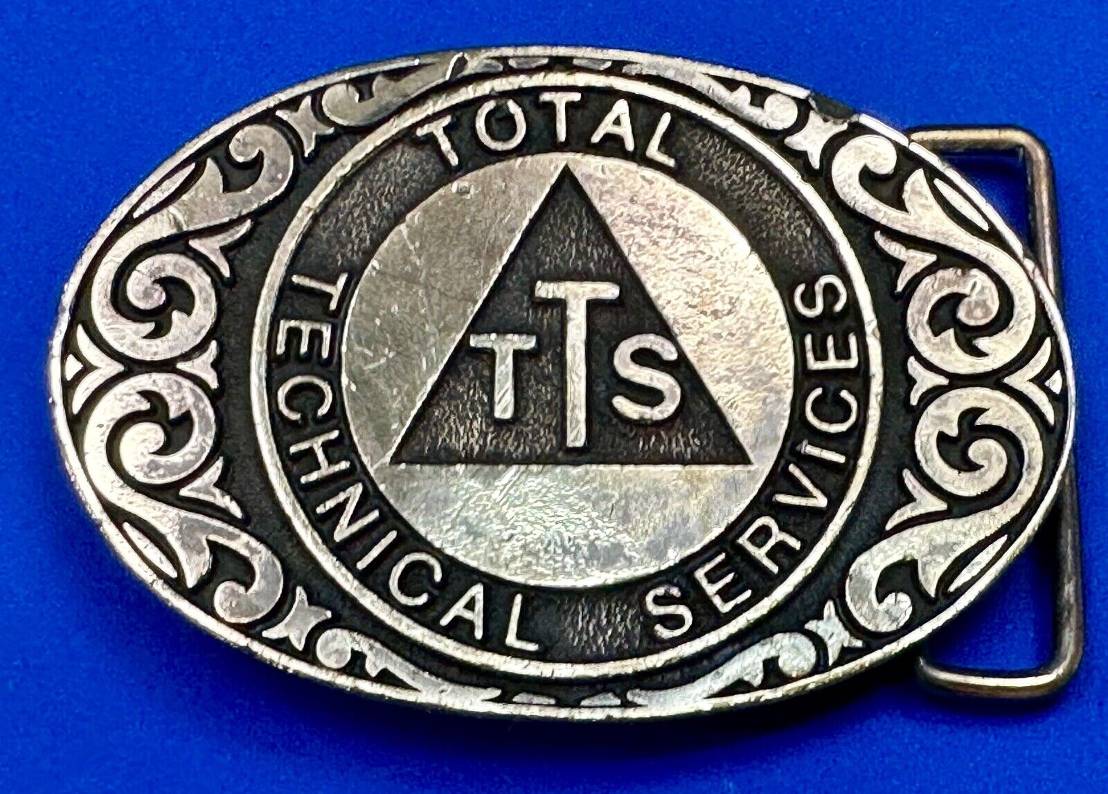 TTS Total Technical Services Vintage Western Vibe belt buckle. by CD/Hit