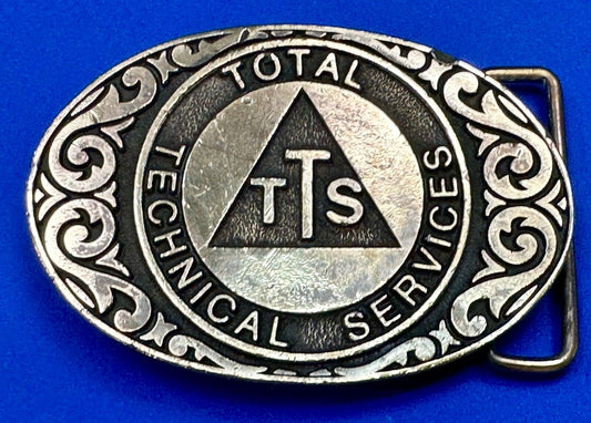 TTS Total Technical Services Vintage Western Vibe belt buckle. by CD/Hit