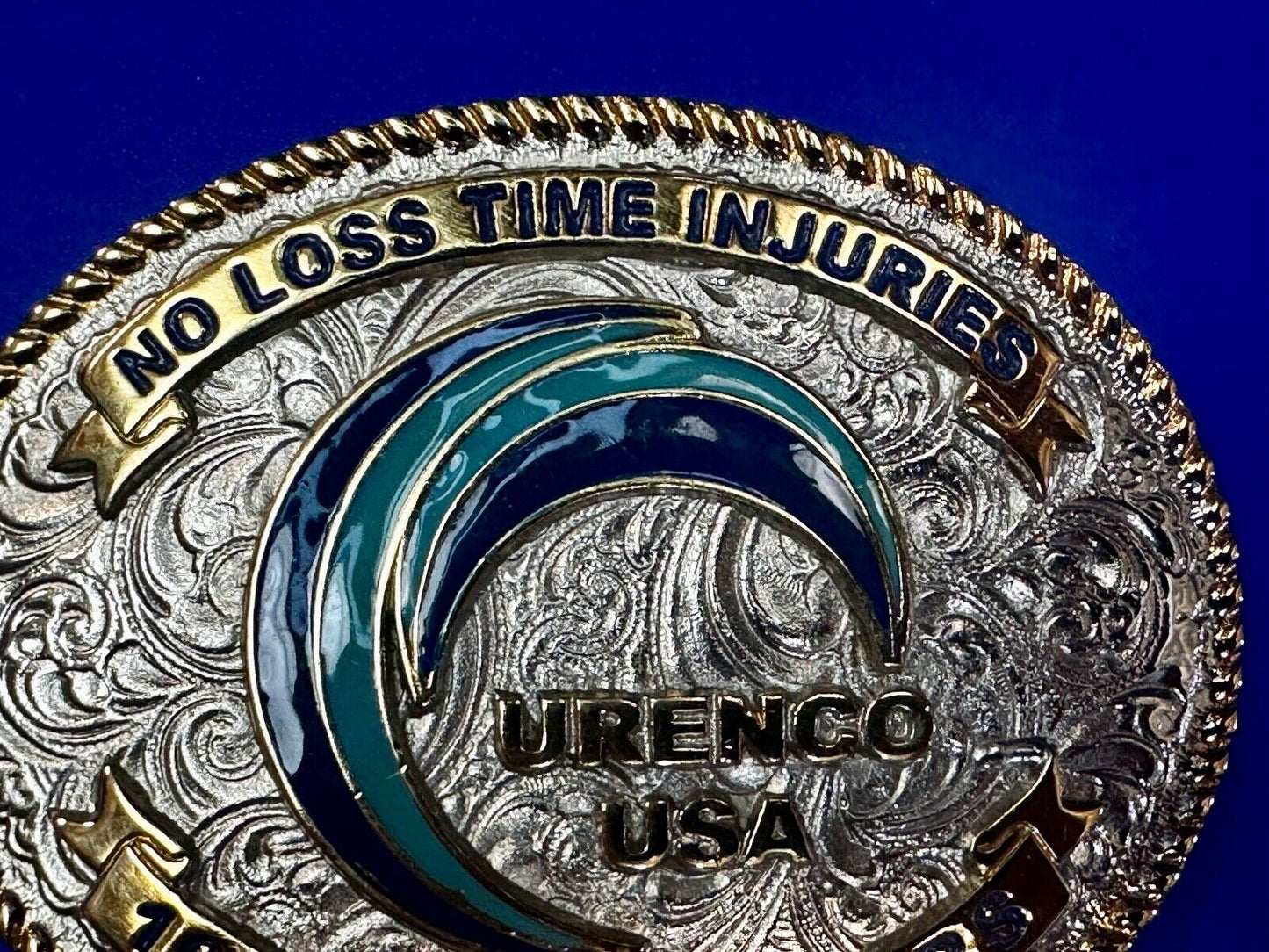 URENCO USA New Mexico  No Loss Time Injuries 16 Million Hours Belt Buckle by JIM