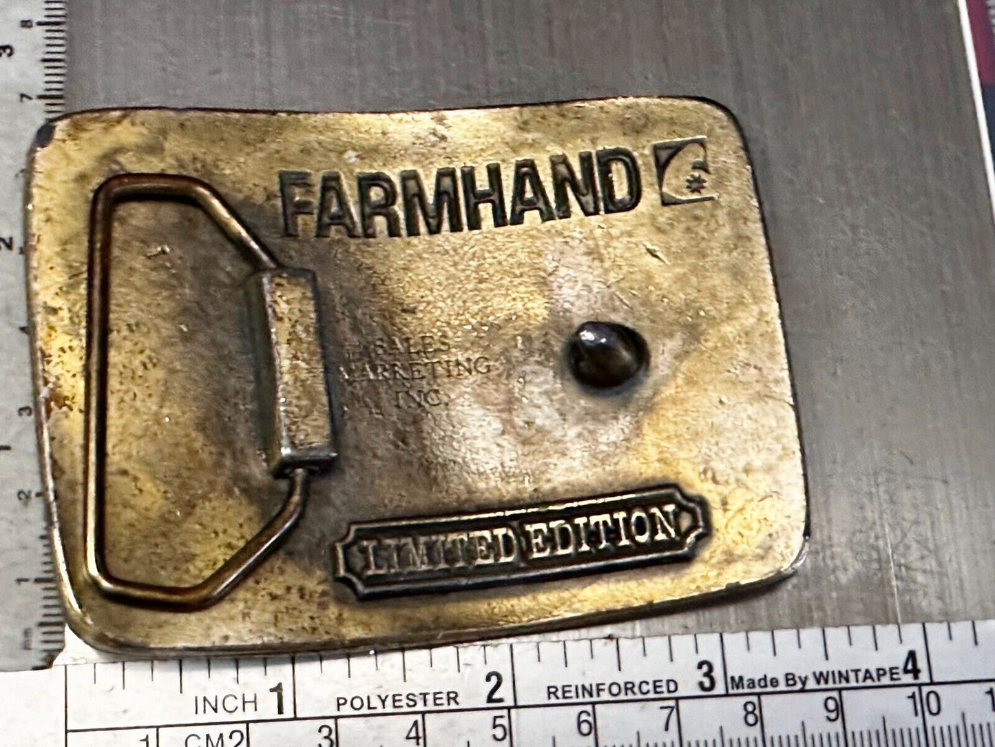 Agriculture America's Lifeline Farming Farmers -Lady Liberty Limited Belt Buckle