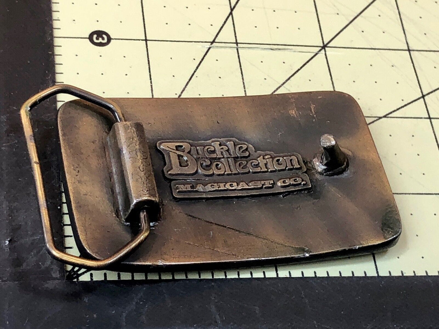 Vintage E-4 Command Post Belt Buckle United Airplane USAF Air Force 