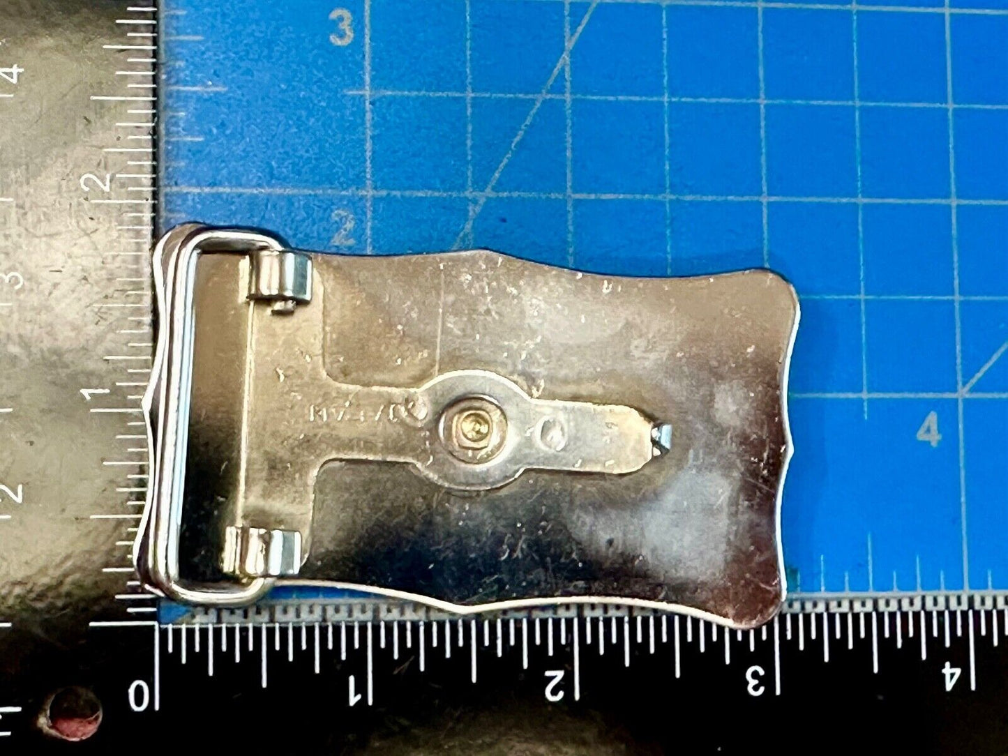 Vintage Cowboy Saddle Bronc western belt buckle Made in Japan