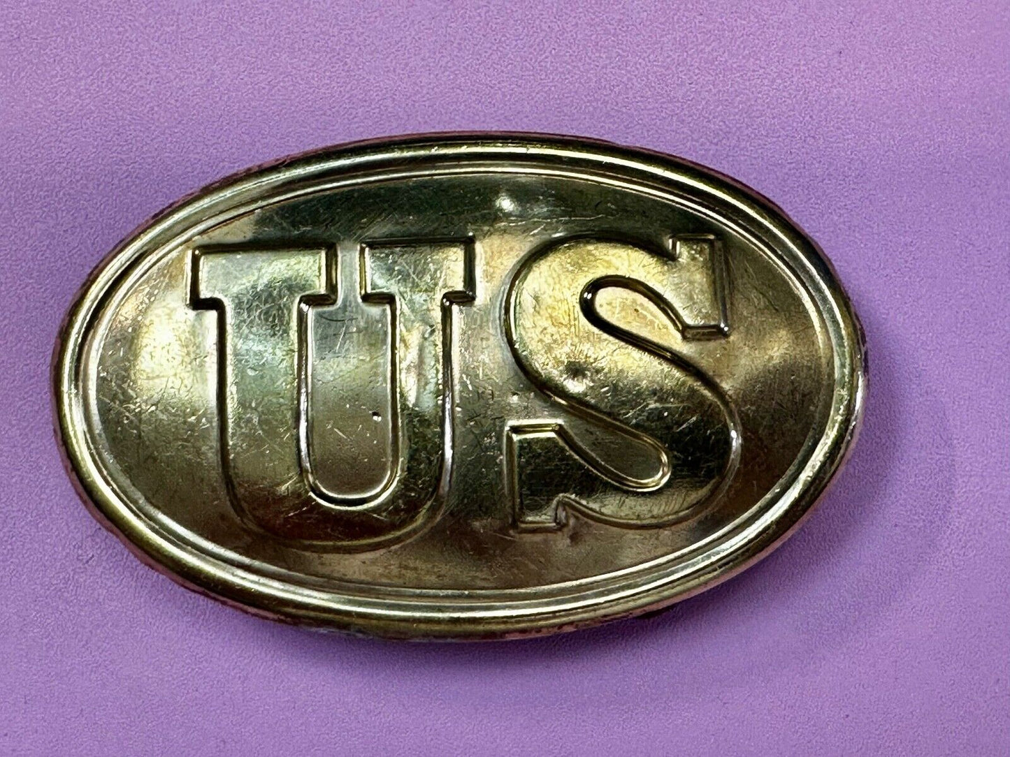 US Civil War Union Infantry Enlisted Soldier Replica Belt Buckle - see markings