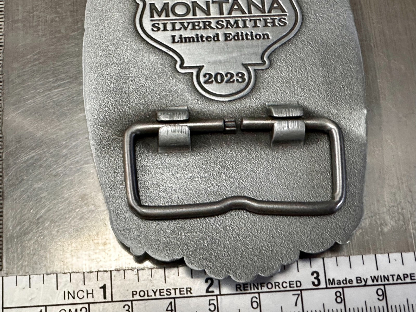 2023 Pendleton Whiskey Let'er Buck Rodeo Cowboy Montana Silversmiths Belt Buckle