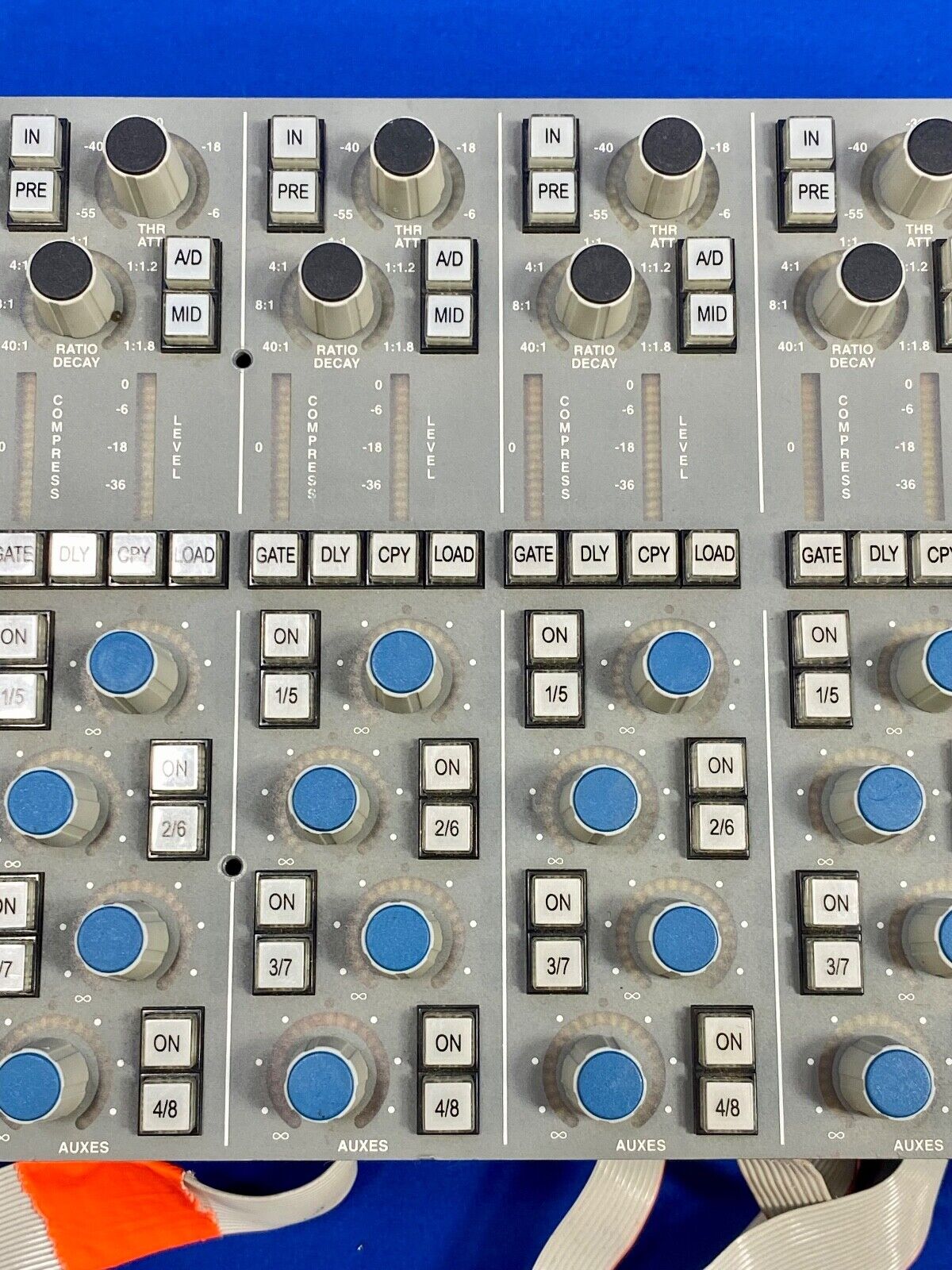 Aux Dynamics Tile from Solid State Logic Aysis Air + SSL A Series Console Mixer