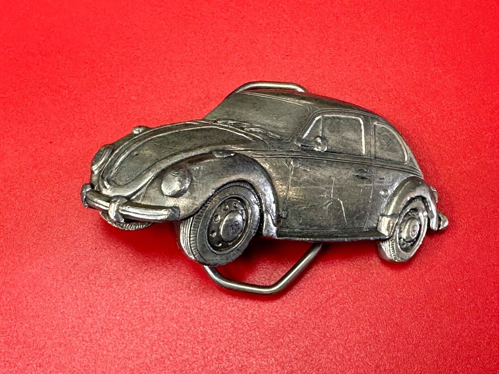 1990 VW Volkswagen Bug Car Auto Collectors Dealers Great American belt buckle Co