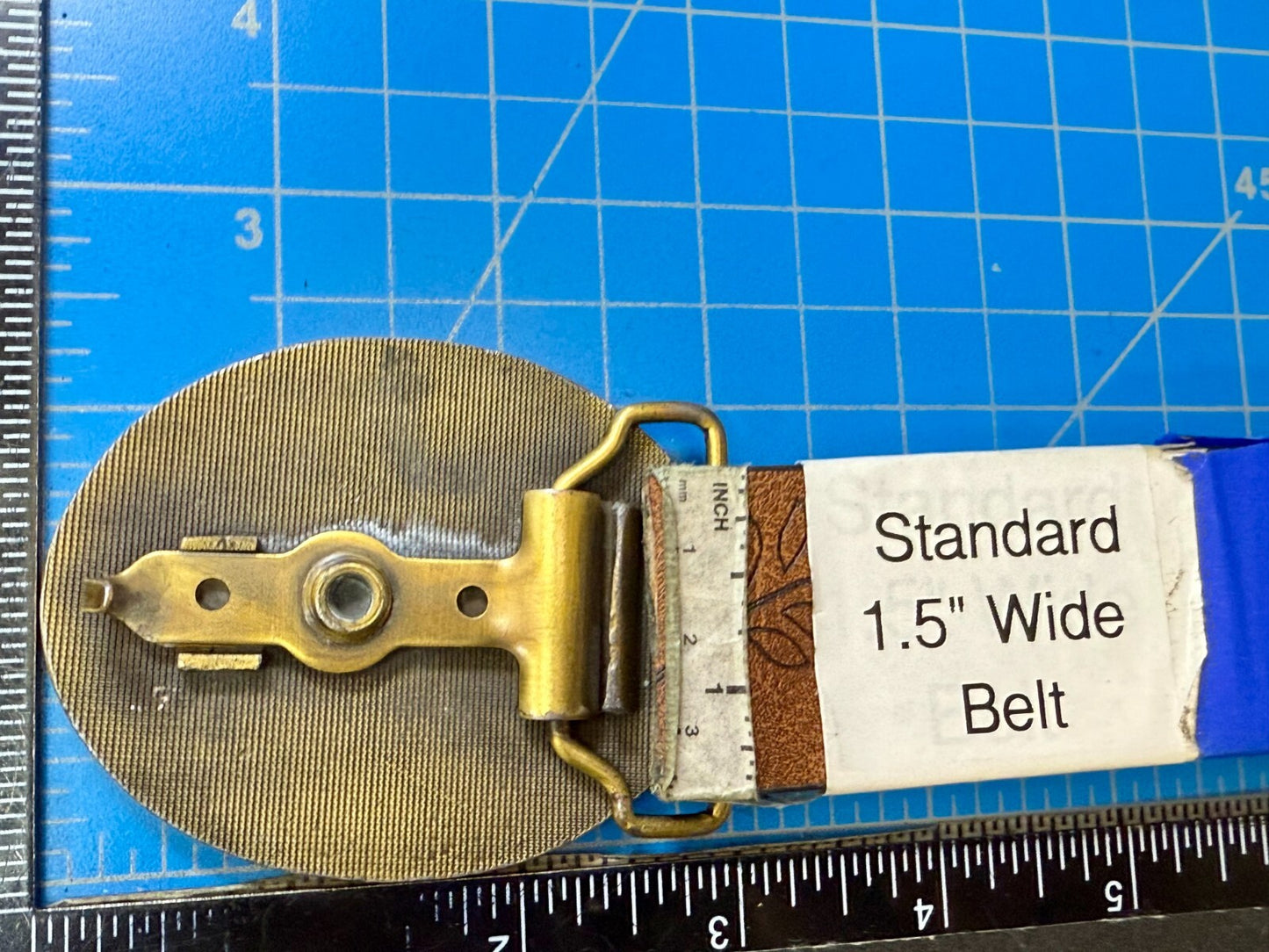 Antique Auto Show Secretary Illinois State 1995 Vintage Collectors Belt Buckle