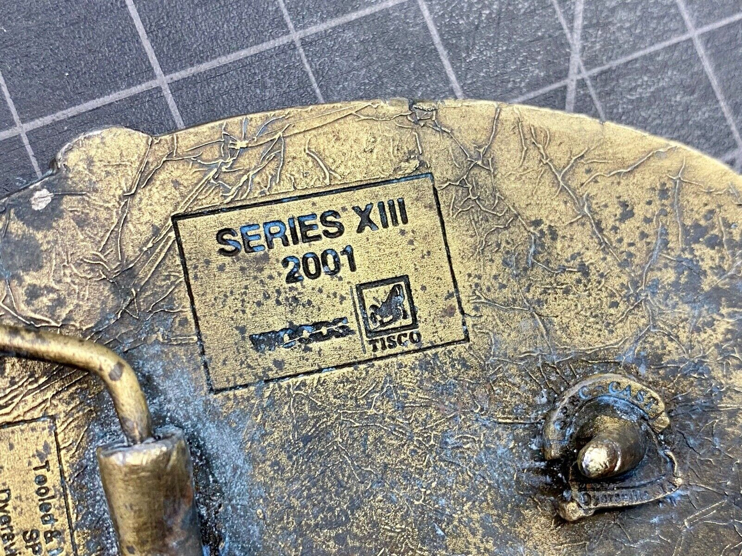 64 years - Tisco Tractor Implement Supply Spec Cast Farming Belt Buckle