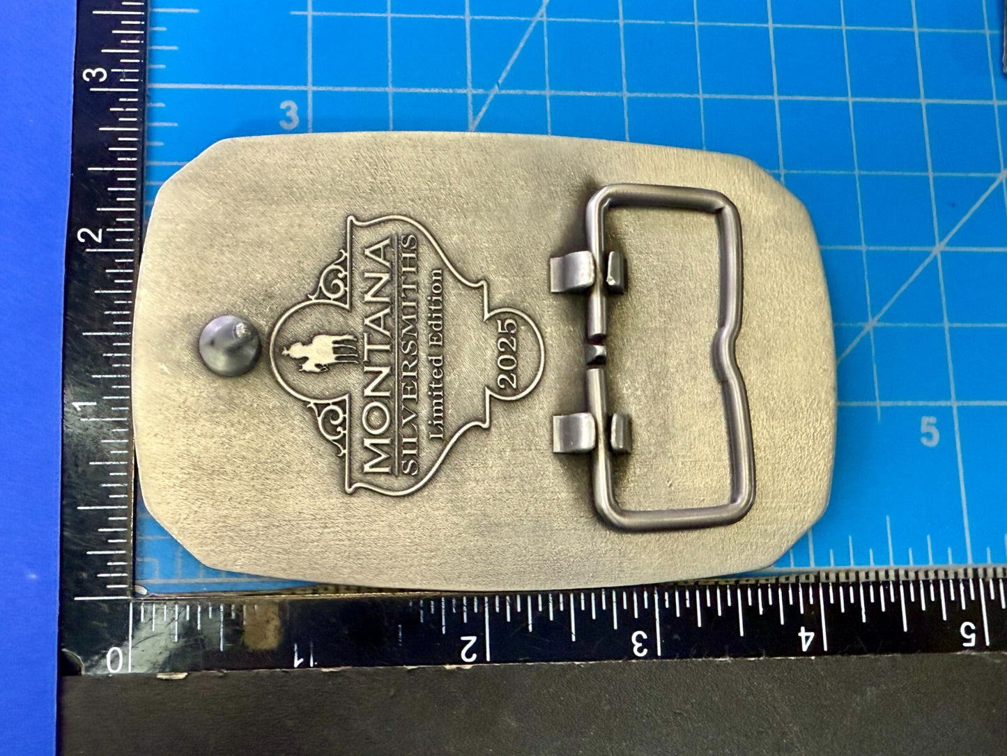 2025 Pendleton Whiskey Let'er Buck Rodeo Cowboy Montana Silversmiths Belt Buckle