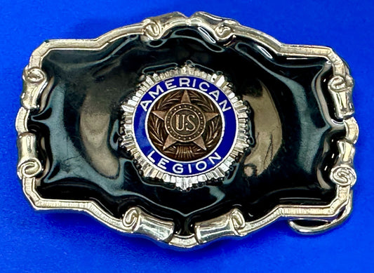 American Legion U.S. War Veterans Organization Commemorative Belt Buckle - W USA