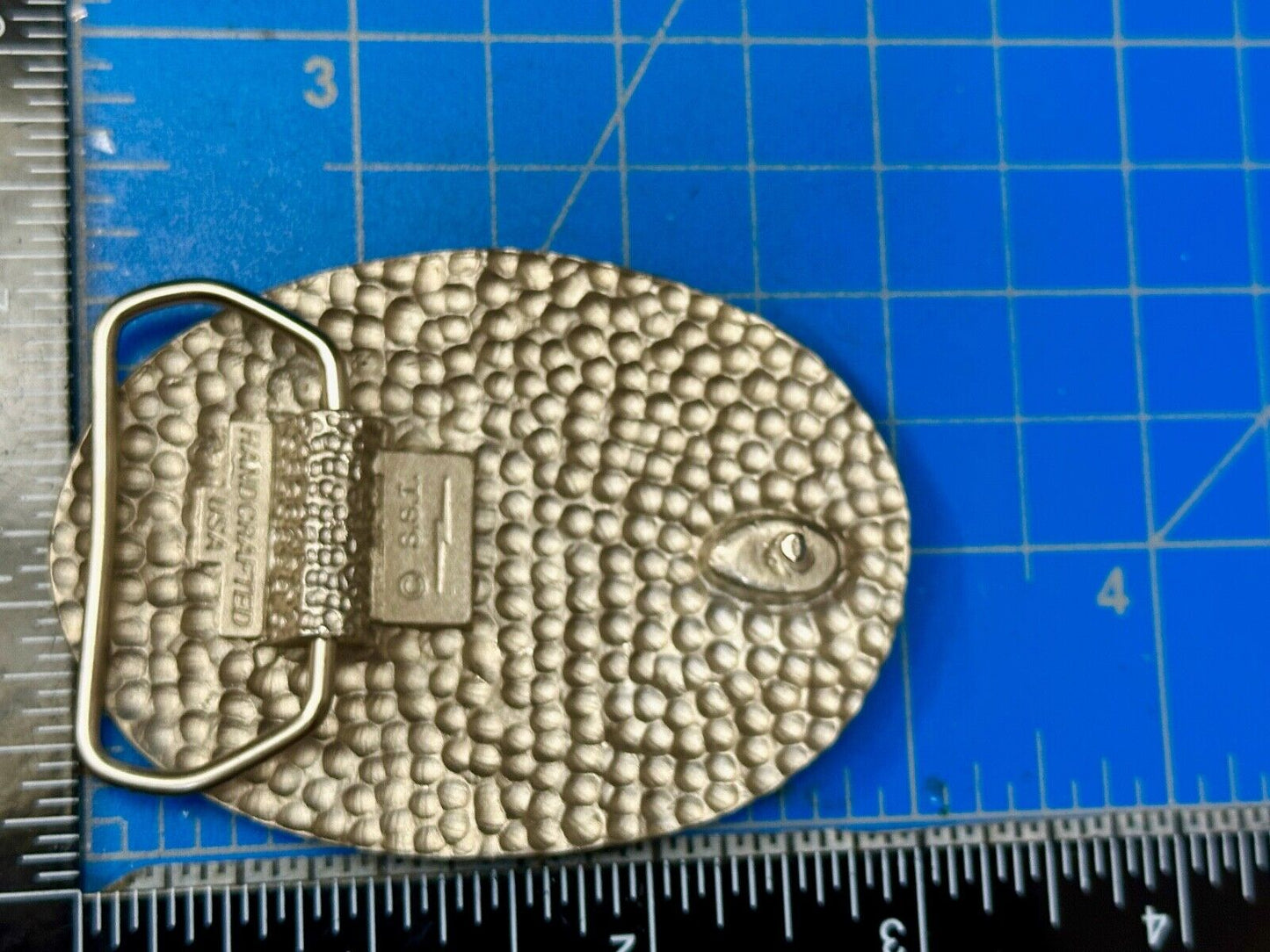 Attacking Eagle  - Native American Indian Theme belt buckle Handcrafted by SSI