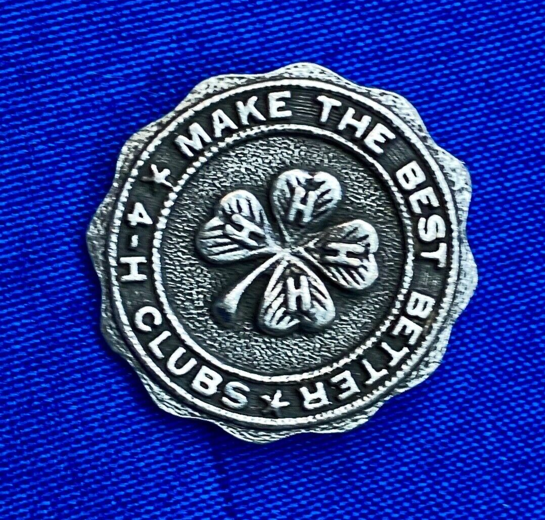 4H Club  Make The Best Better Silver Color Collectable Pin