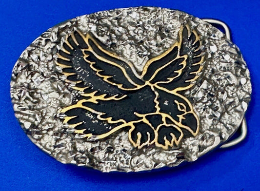Attacking Eagle  - Native American Indian Theme belt buckle Handcrafted by SSI
