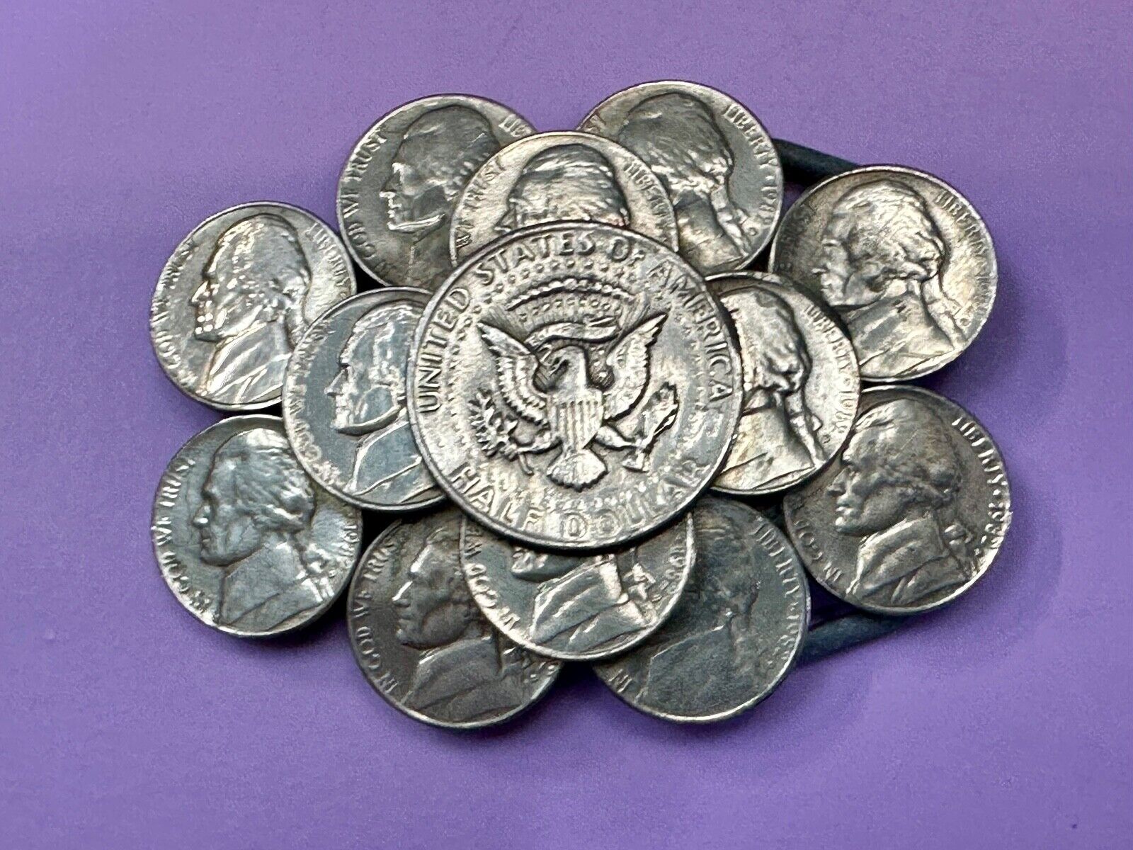 Artisan Rare Coin Collectors Vintage Belt Buckle