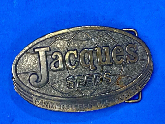 Vintage Jacques Seeds USA Farming Limited Edition 1977 Belt Buckle by Lewis 