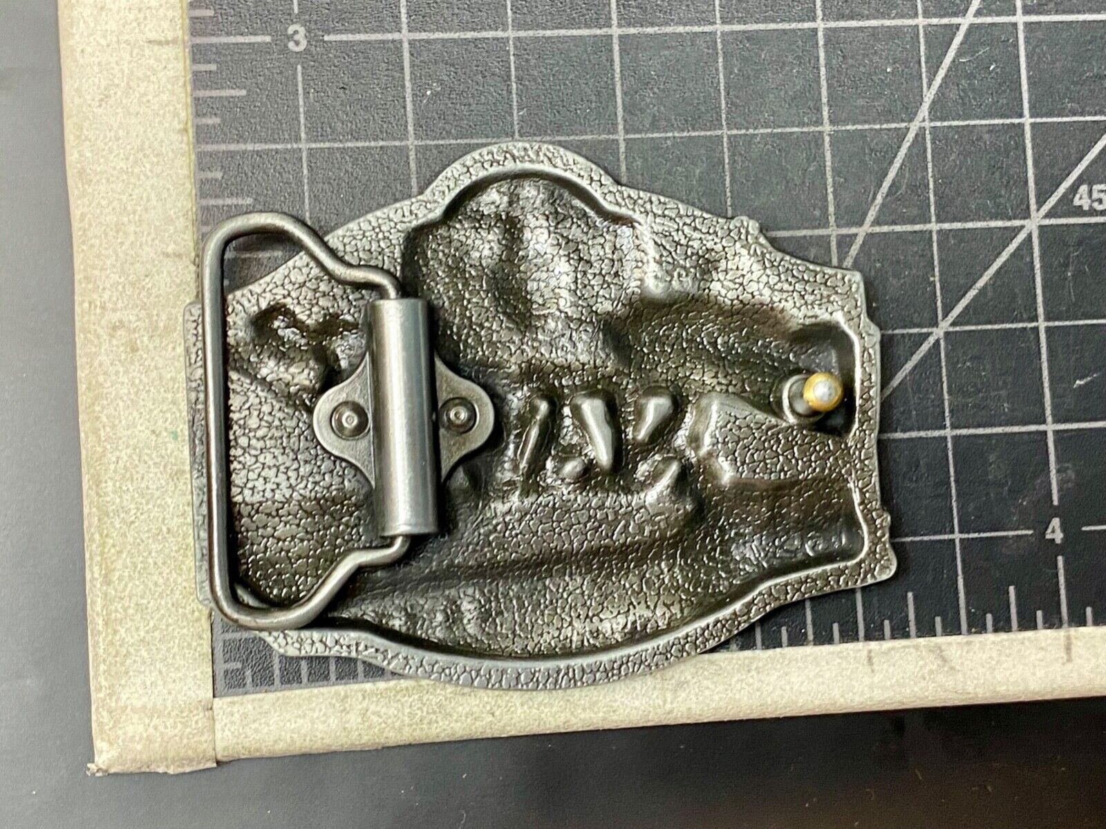 United States Navy American Battleship Anchor Raised belt buckle