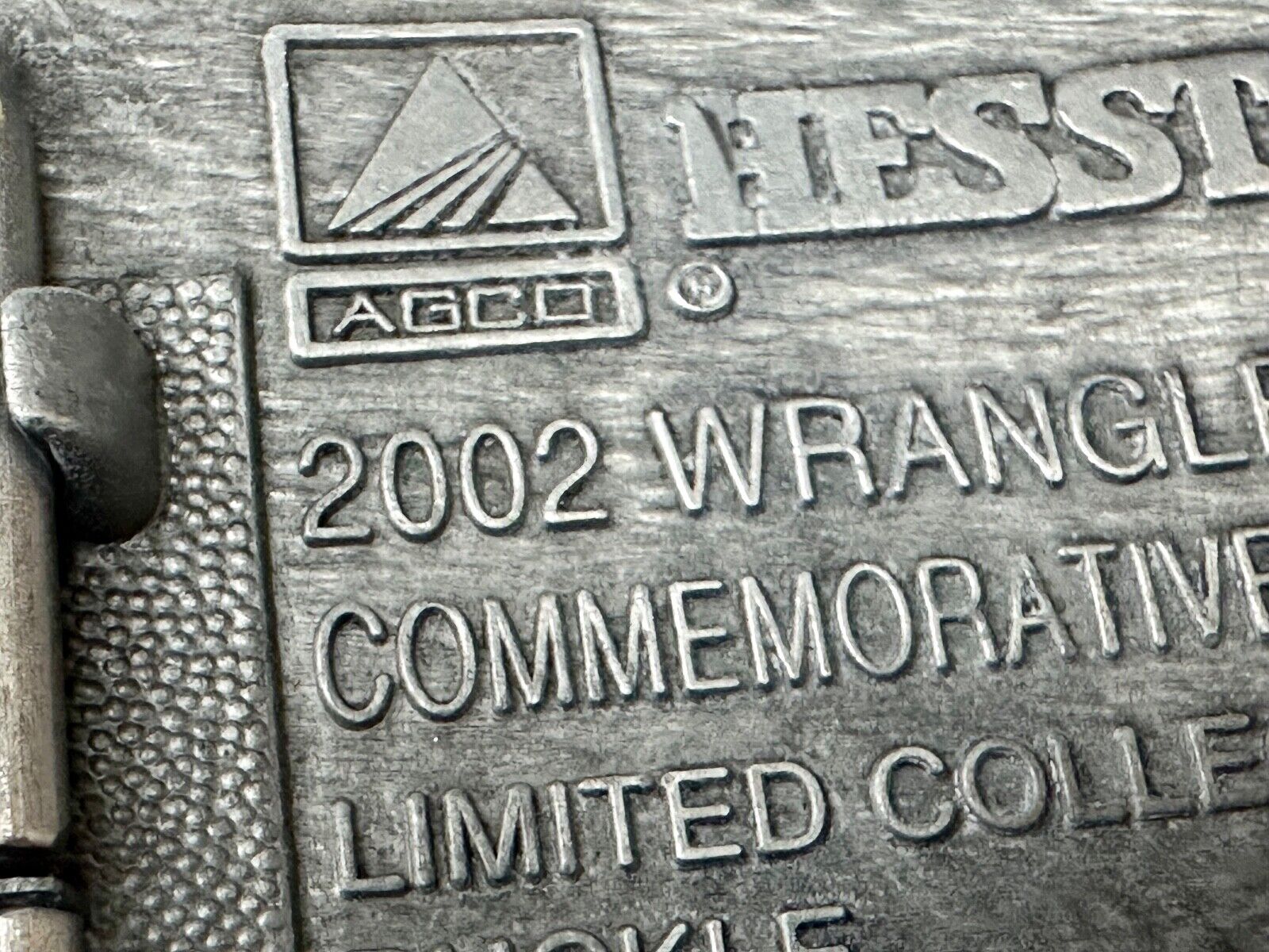 2002 Wrangler Hesston National Finals Rodeo NFR Montana Silversmiths Belt Buckle