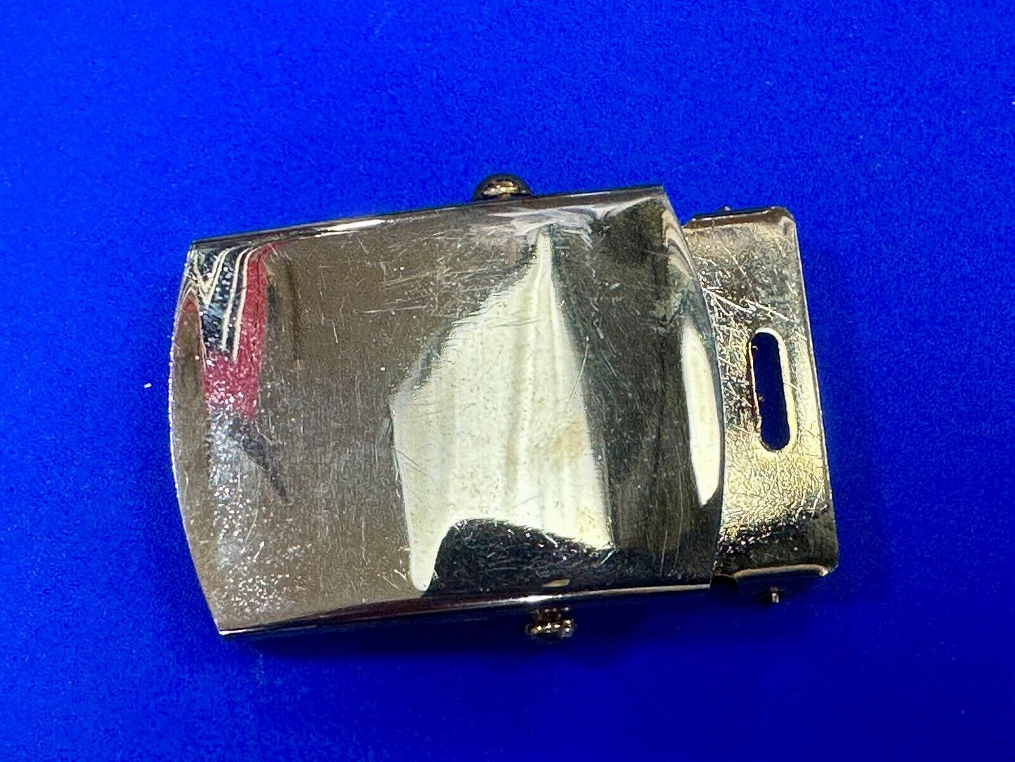 Vanguard V-21 USMC Marines Military Dress Solid Brass belt buckle MADE IN USA