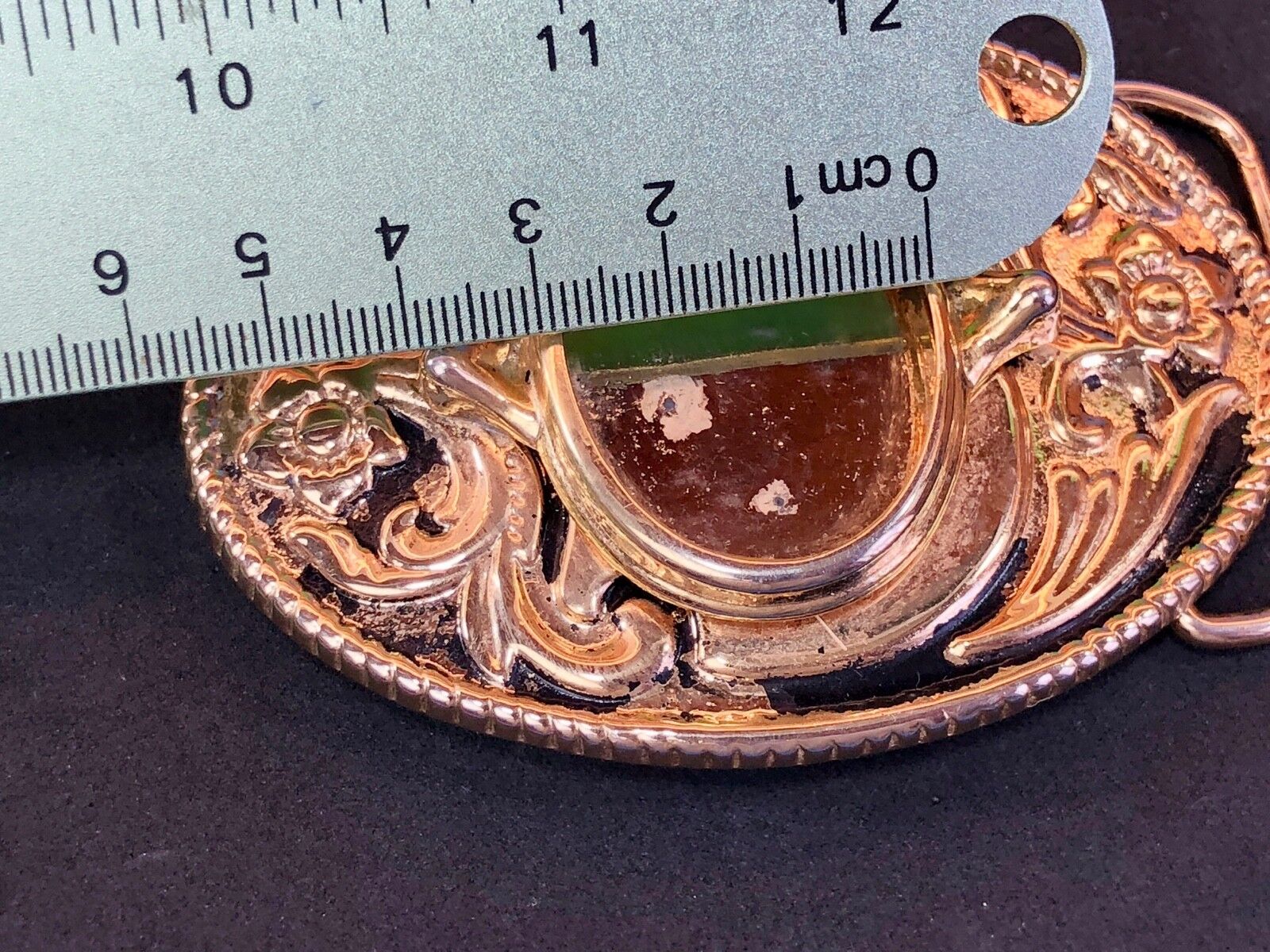 USA Made Beautiful Western Stone?  centerpiece Dress belt buckle 