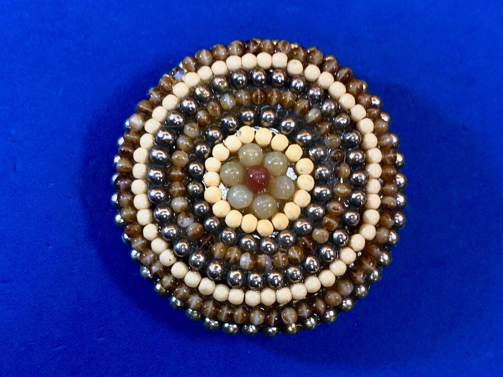 unbranded shades of natural brown circular quality belt buckle 