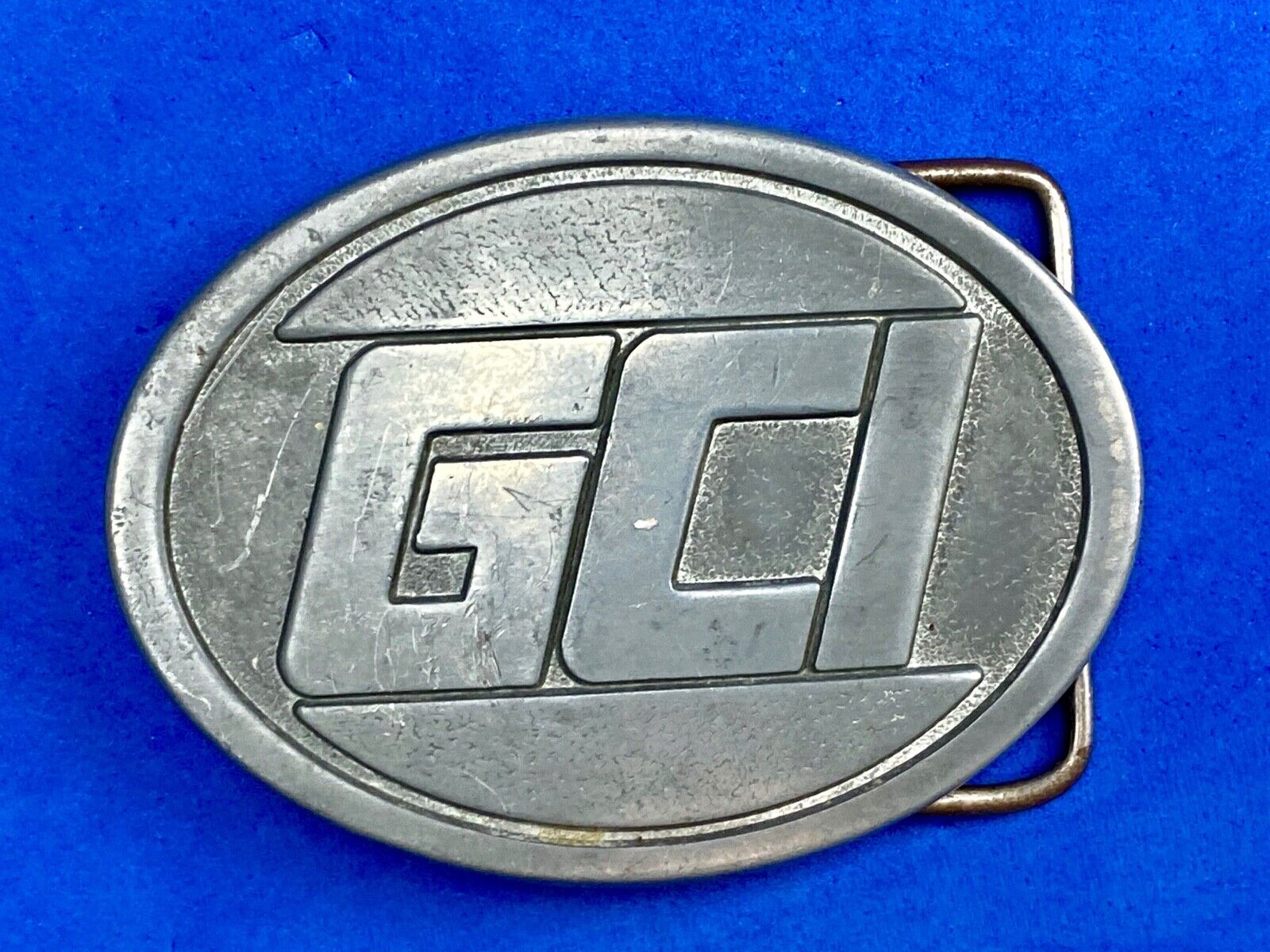 Vintage General Communication Inc.  GCI - promotional belt buckle 