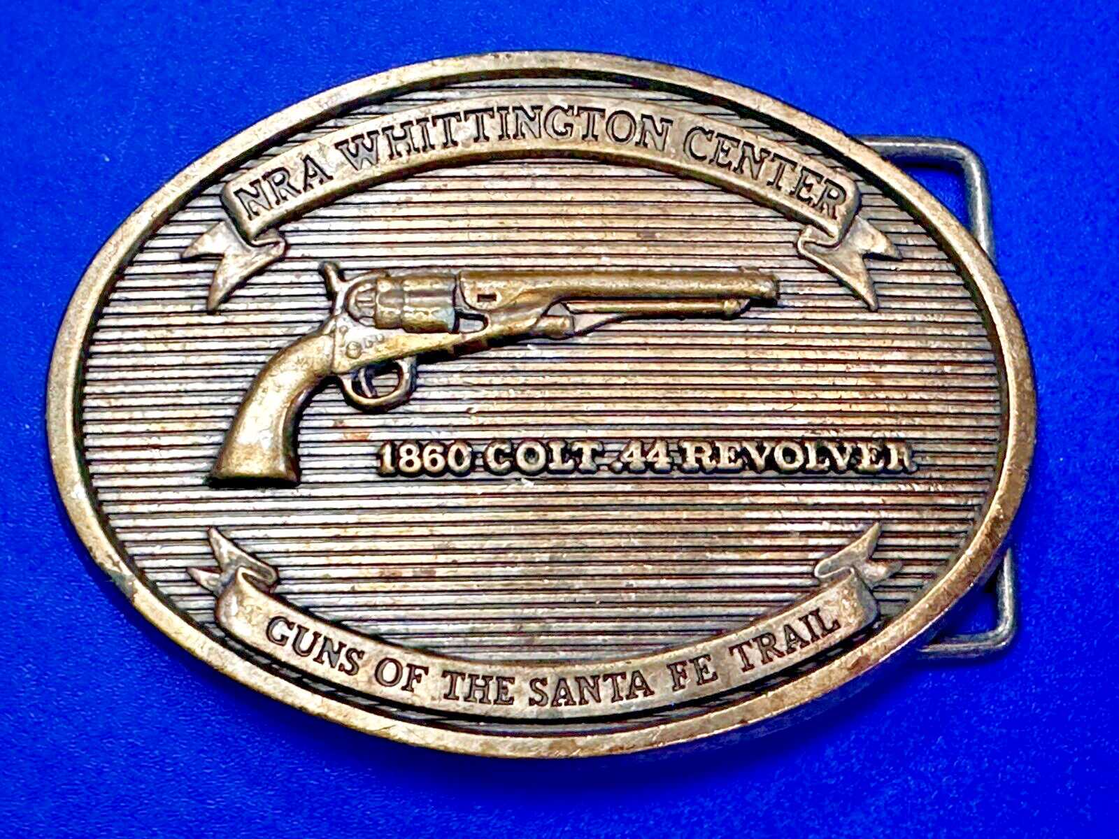 1860 Colt 44 Mag Revolver NRA Whittington Guns of the Santa Fe Trail Belt Buckle