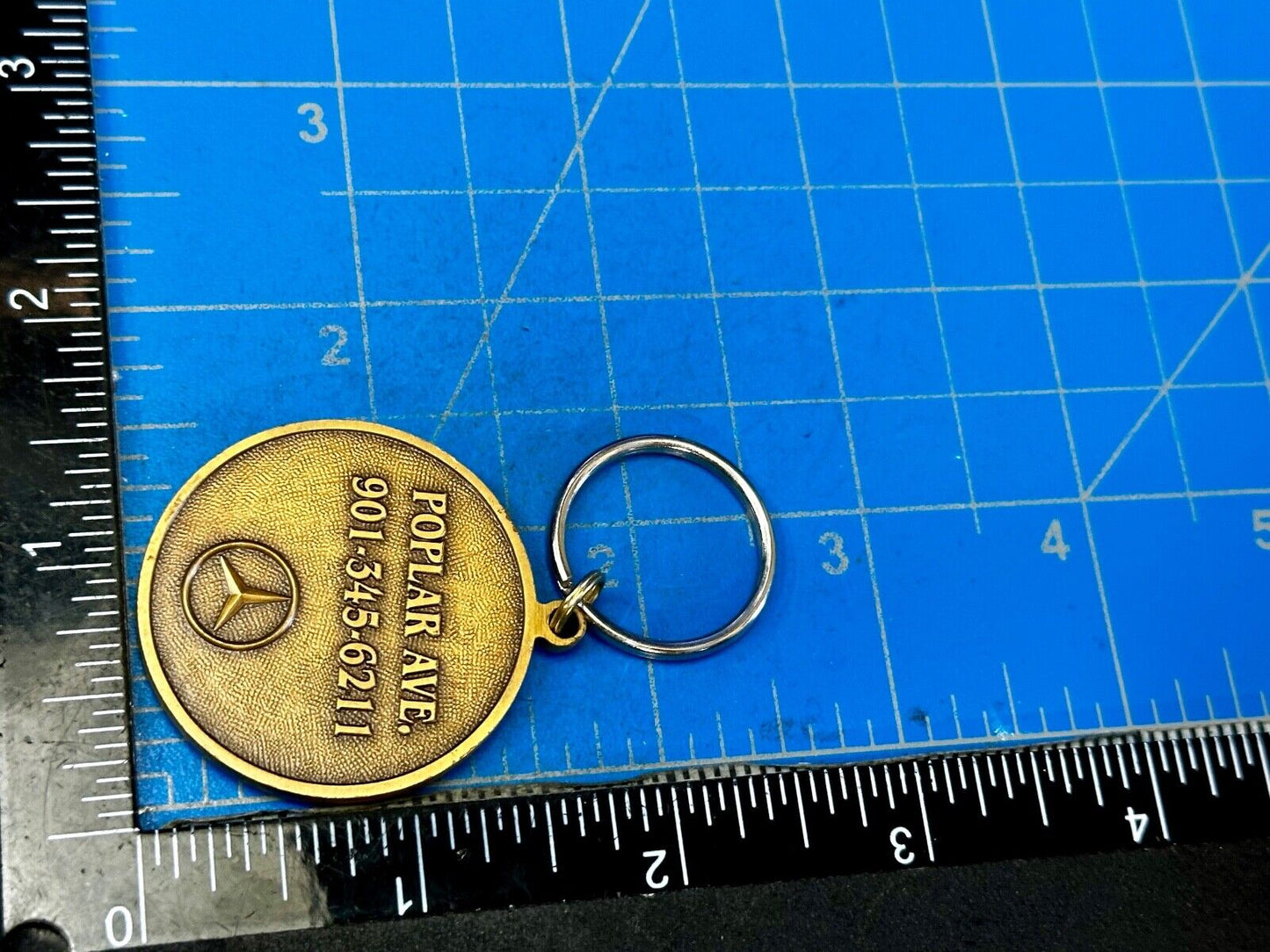 Mercedes Benz Of Memphis Keychain - Key Ring Chain Auto Car Dealers Collectable