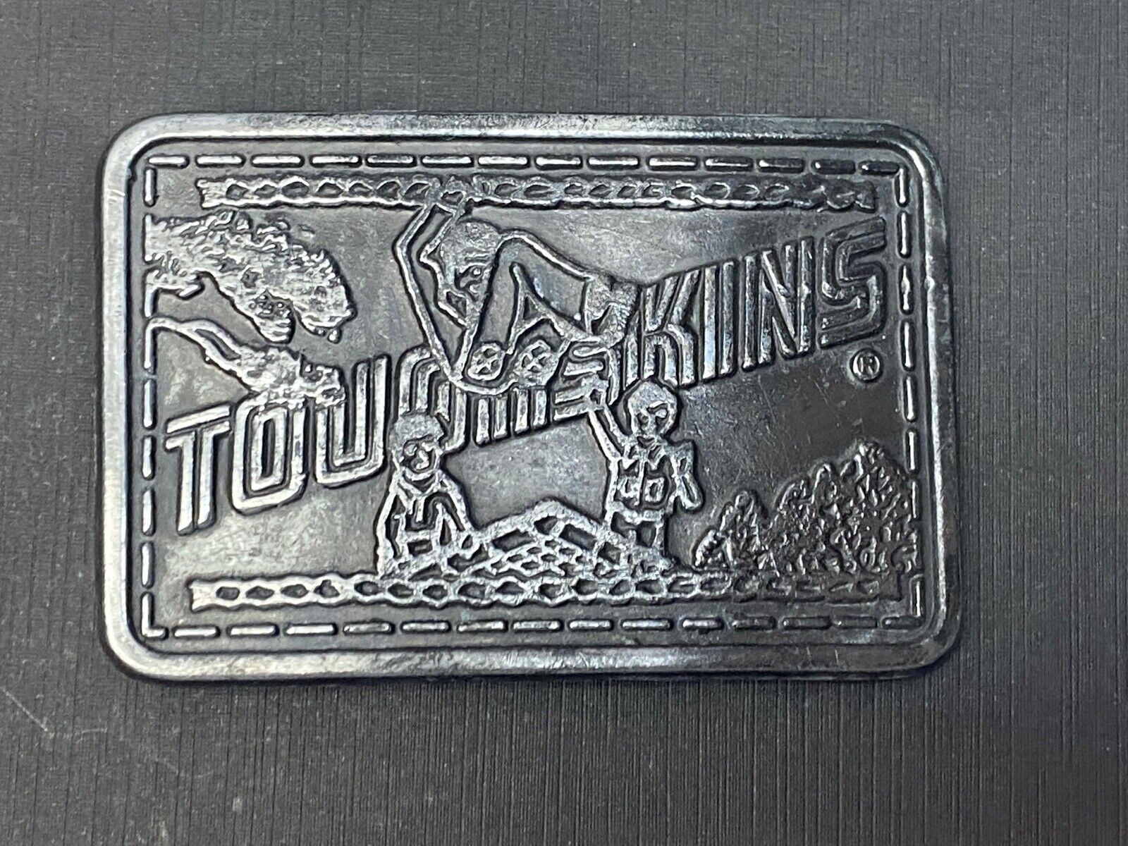 Unknown To Me! Touomskins Metal Rectangular Belt Buckle