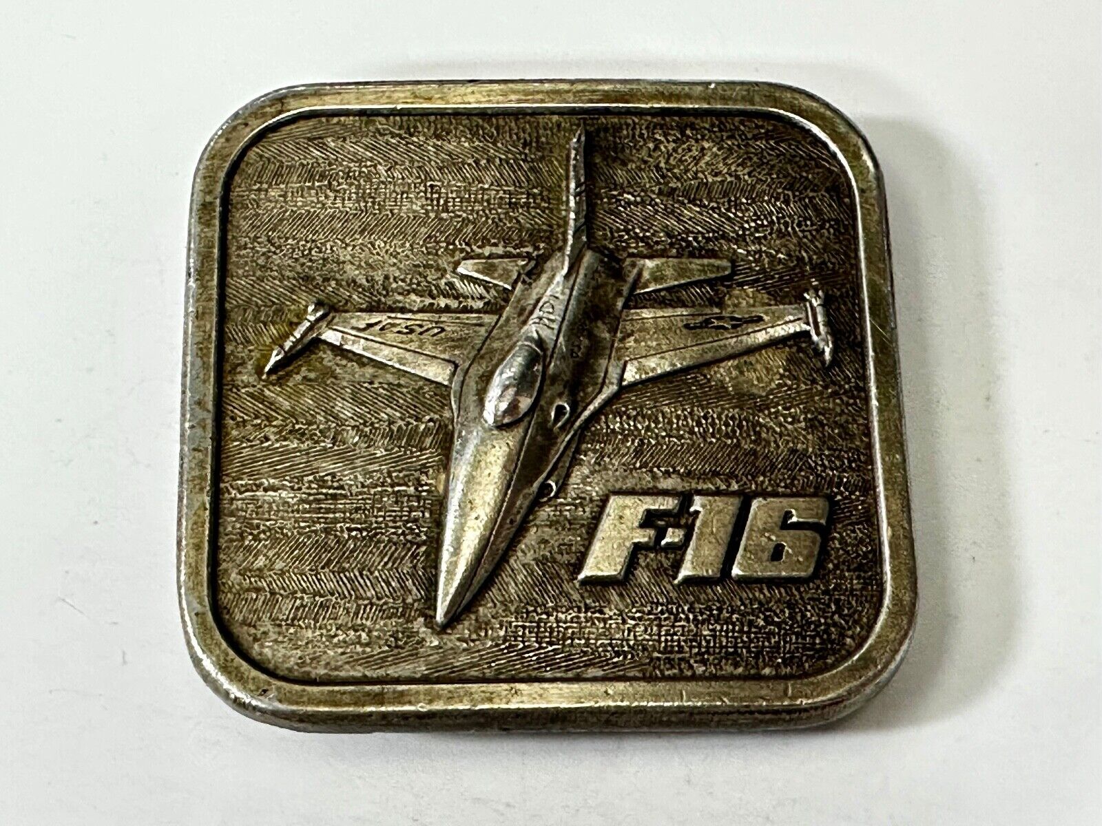 USAF F-16 Fighter Jet Air Force VTG 1977 Belt Buckle by The Buckle Connection