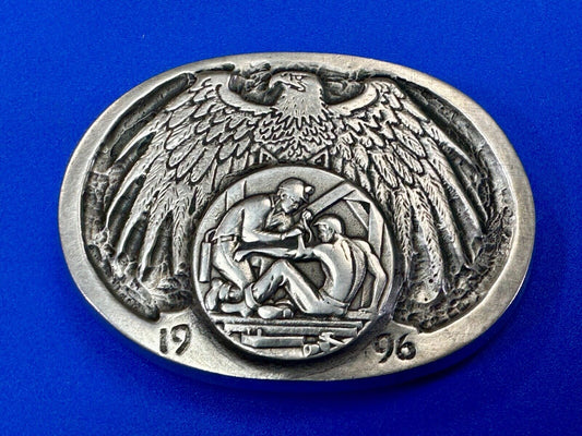 20th ANNUAL ROCKY MOUNTAIN COAL MINE RESCUE BELT BUCKLE! VINTAGE! GARY PRAZEN 96