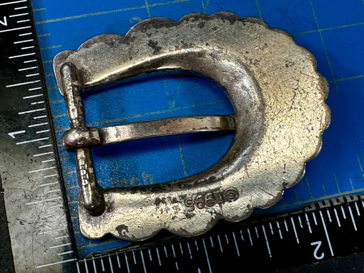 Unique Raised Dimensional Vintage Replacement Ornate Belt Buckle