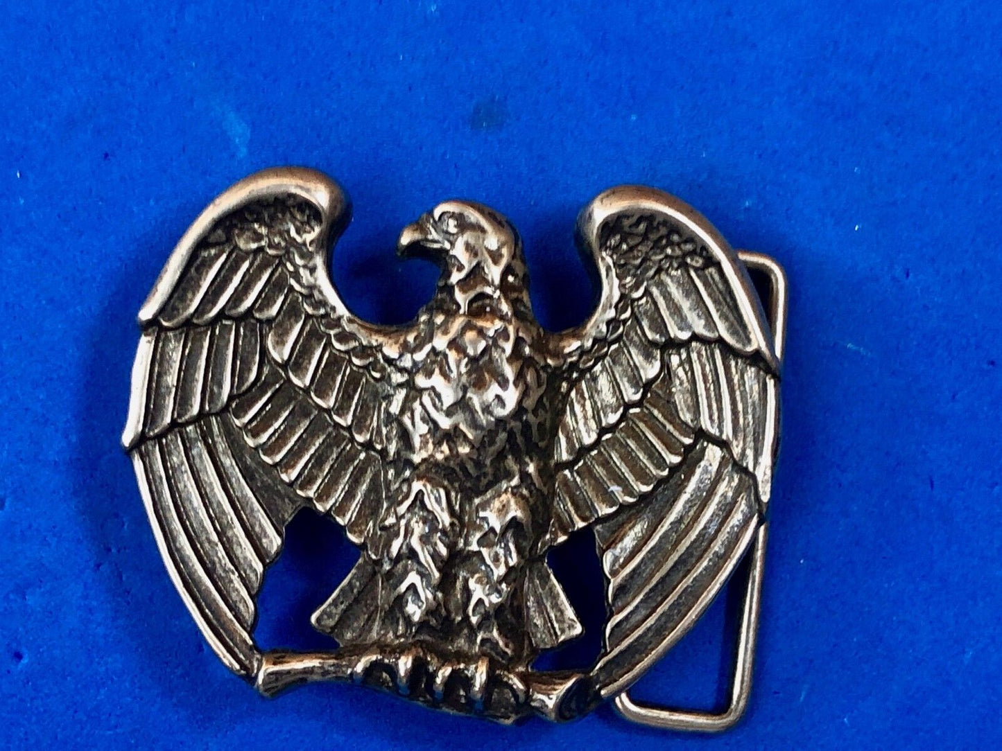 Vintage Avon American Eagle Patriotic Metal / Silver Tone Belt Buckle