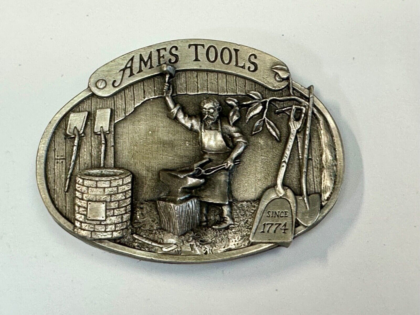 Ames Tools Co America's oldest! since 1774 Vintage 1981 belt buckle